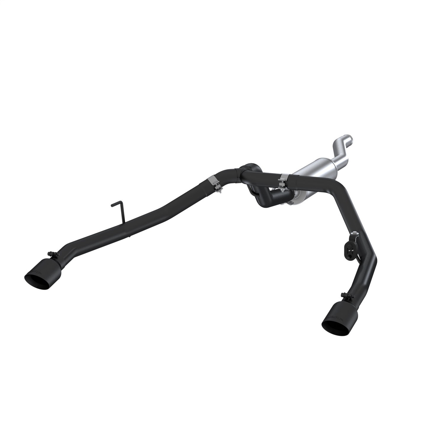 Mbrp Exhaust S5538blk Armor Blk Cat Back Exhaust System Fits 20-23 Gladiator