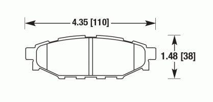 Hawk Performance Hb557b.545 Hps 5.0 Disc Brake Pad  Hb556y.710 Brake Pad Lts