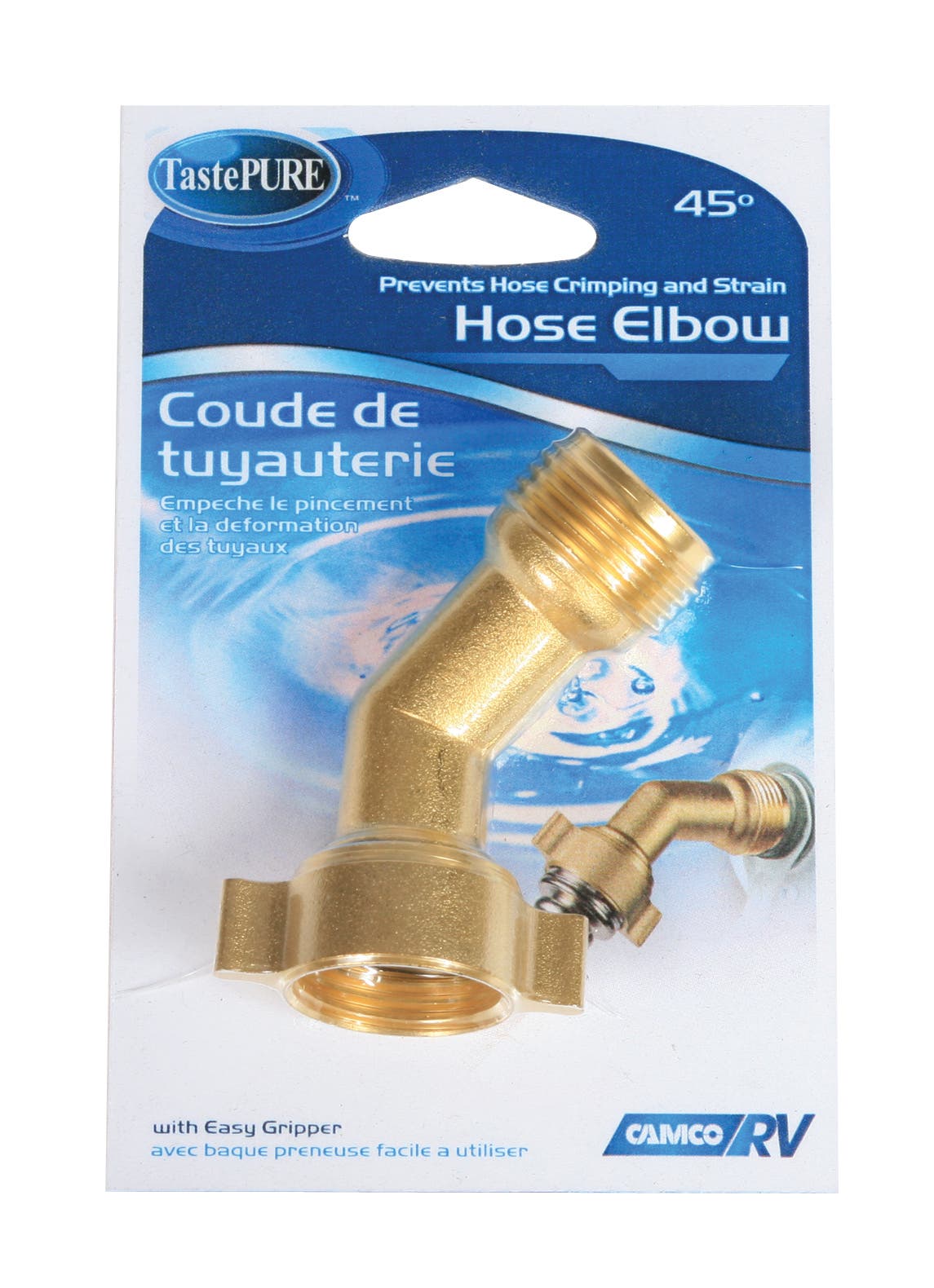 Camco 22605 45° Rv Hose Elbows   Fresh Water Hose Connector; Compatibility -