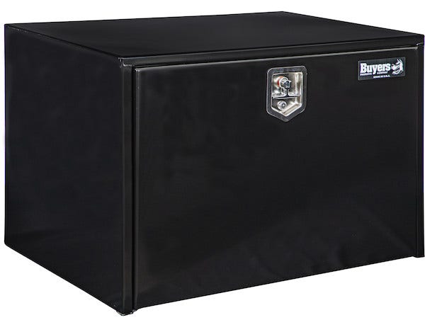 Buyers Products 1704305 Black Steel Underbody Truck Box With T-Handle Latch, 24