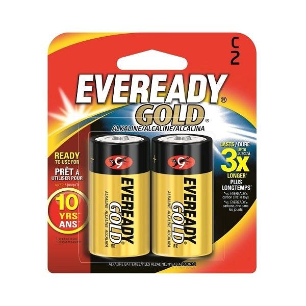 Eveready Gold C Alkaline Battery: 2-Pack  Gold C Alkaline Battery: 2-Pack