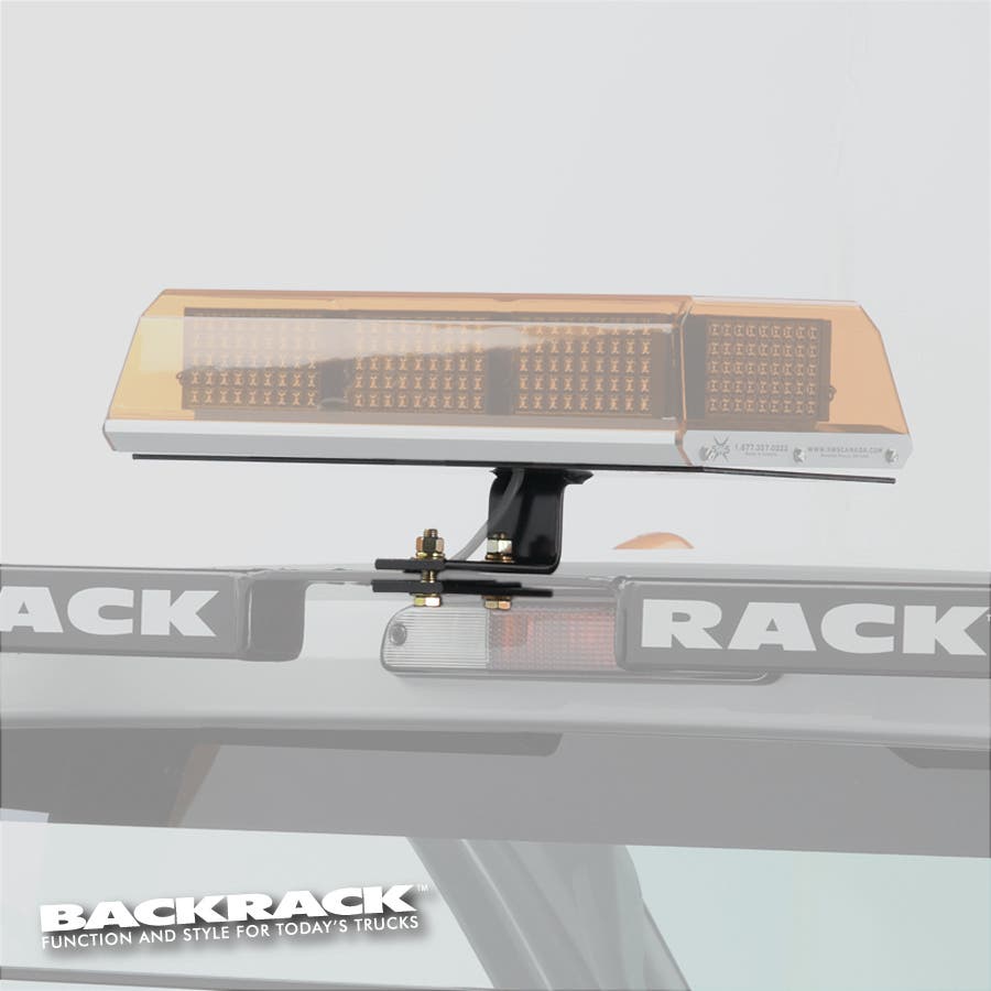 Backrack 91002Rec Utility Light Bracket Back Rack  Headache Rack Light Mount;