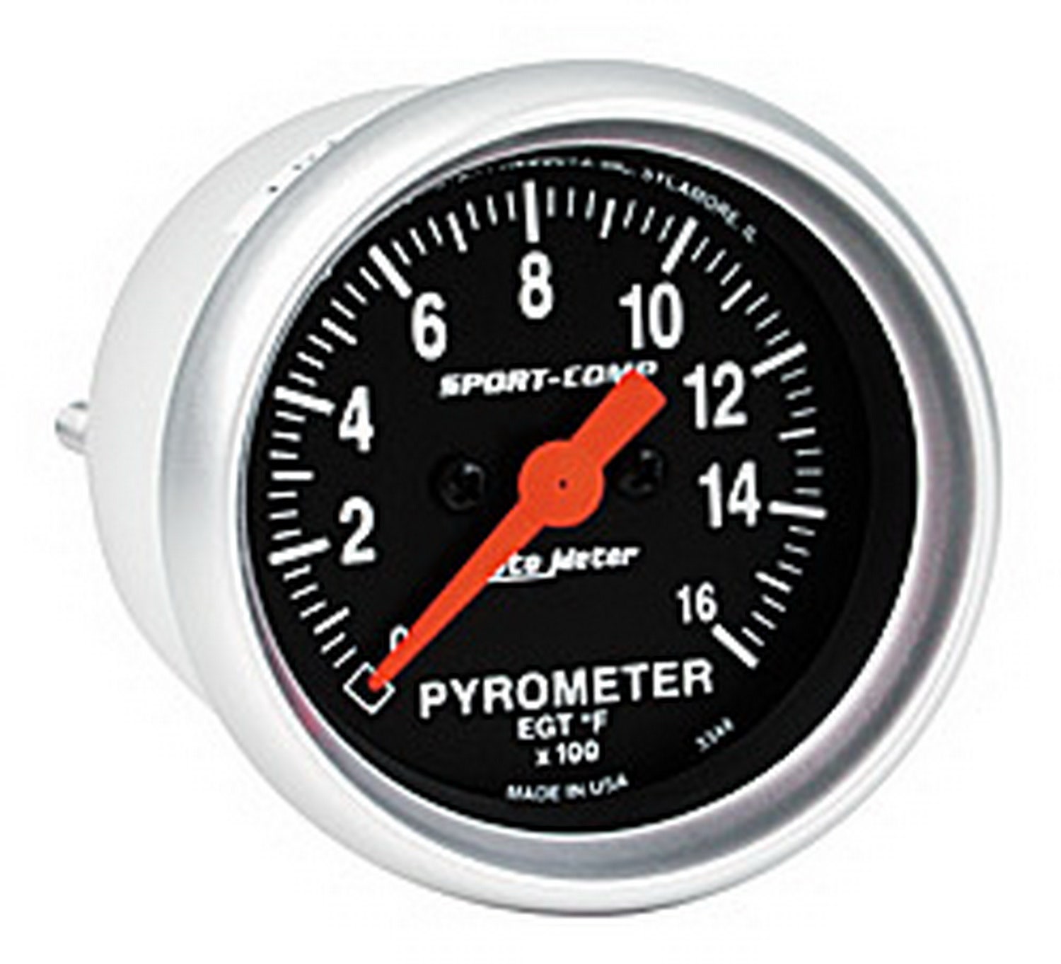 Autometer 3344 Sport-Comp Electric Pyrometer Gauge Kit Auto Meter Products