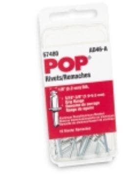 Heli-Coil 57480 Pop Rv 1/8D 5/16-3/8/Pk15   Rivet Pop (R); Type - Blind, Body