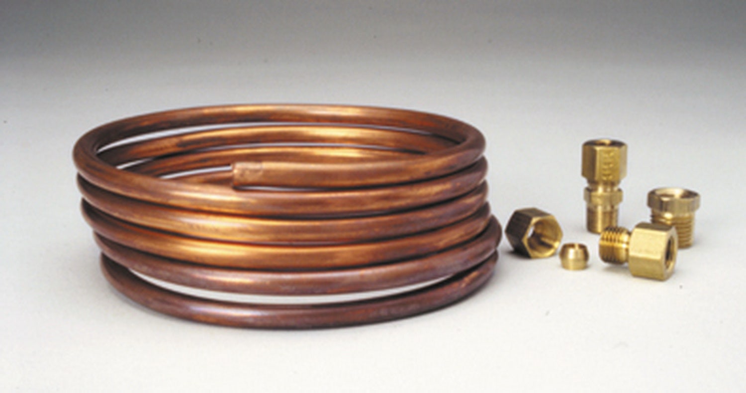 Autometer 3224 Copper Tubing Auto Meter Products  Gauge Pressure Line Kit; Hose