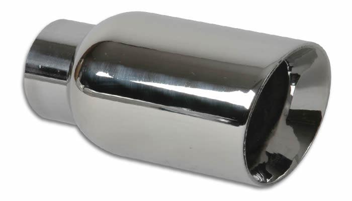 Vibrant Performance 1207 Round Stainless Steel Tip   Exhaust Tail Pipe Tip;