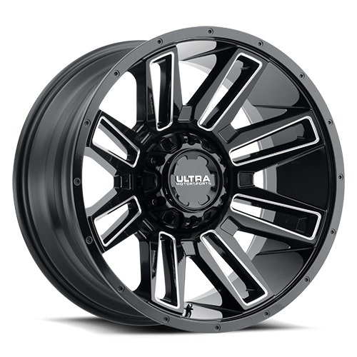 Ultra 236Bm Apocalypse Black Wheel With Gloss (0 X 10. Inches /5 X 127 Mm, -25