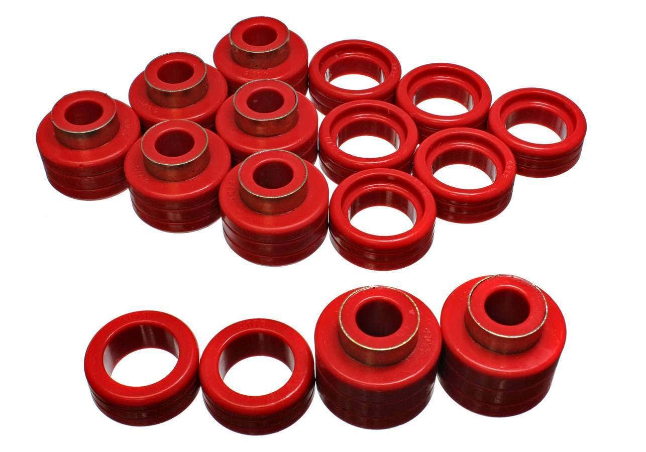 Energy Suspension 3.4122R   Control Arm Bushing 2Wd And 4Wd Body Mount For Chevy