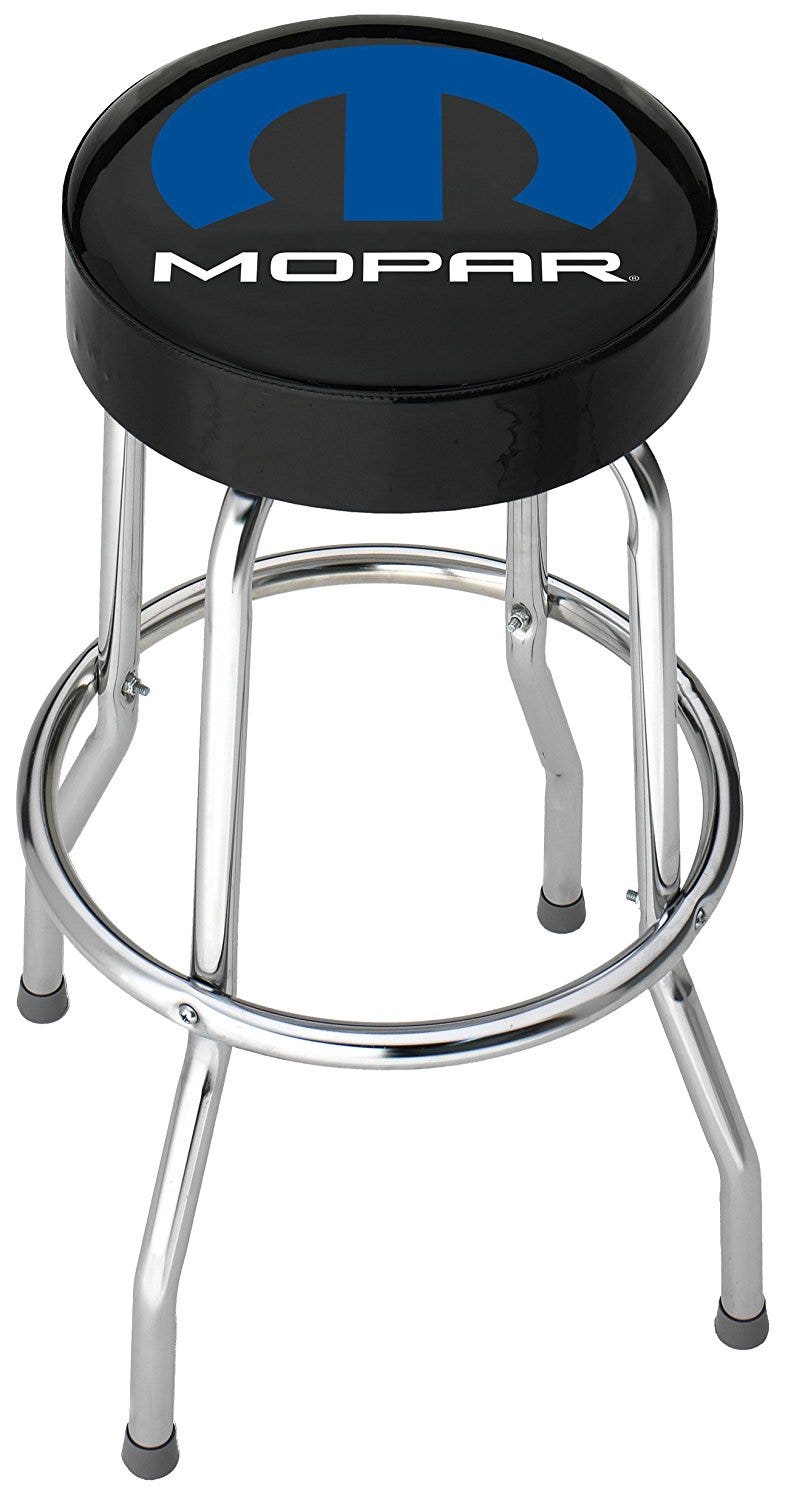 Plasticolor Mopar Garage Stool  Mopar Garage Stool