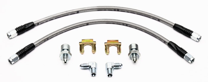 Wilwood Gm F-Body 1967-69 Front Flexline Brake Hose Kit P/N 220-7056  Flexline