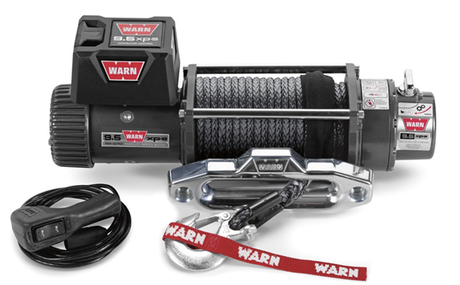 Warn 87310 9.5Xp-S Self-Recovery Winch  Industries 86514 Winch Cable; Length