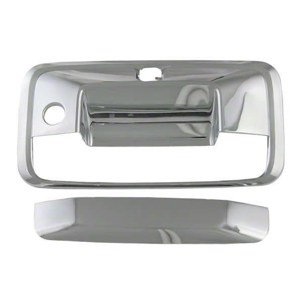 2014-2014 Chevrolet Silverado (2Pc) Chrome Tailgate Trim Cci  Tailgate Handle
