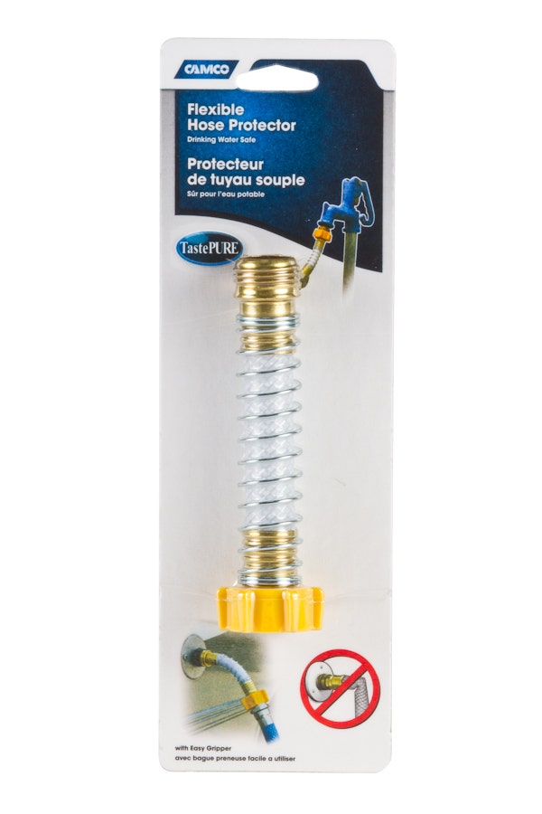 Camco Flexible Hose Protector-Eliminates Hose Crimping And Straining At Faucets