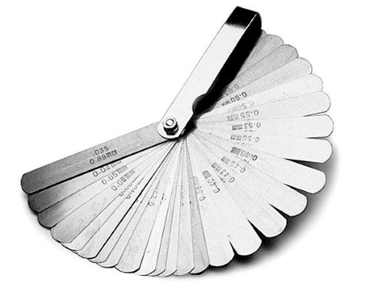 Performance Tool W125c Thickness Gauge   Feeler Gauge; Number Of Blades - 32,