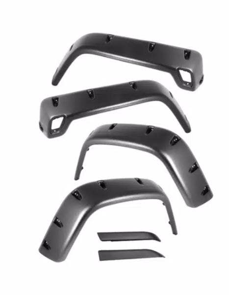 Rugged Ridge 11630.10 All Terrain Fender Flare Set Fits 97-06 Wrangler (Tj)