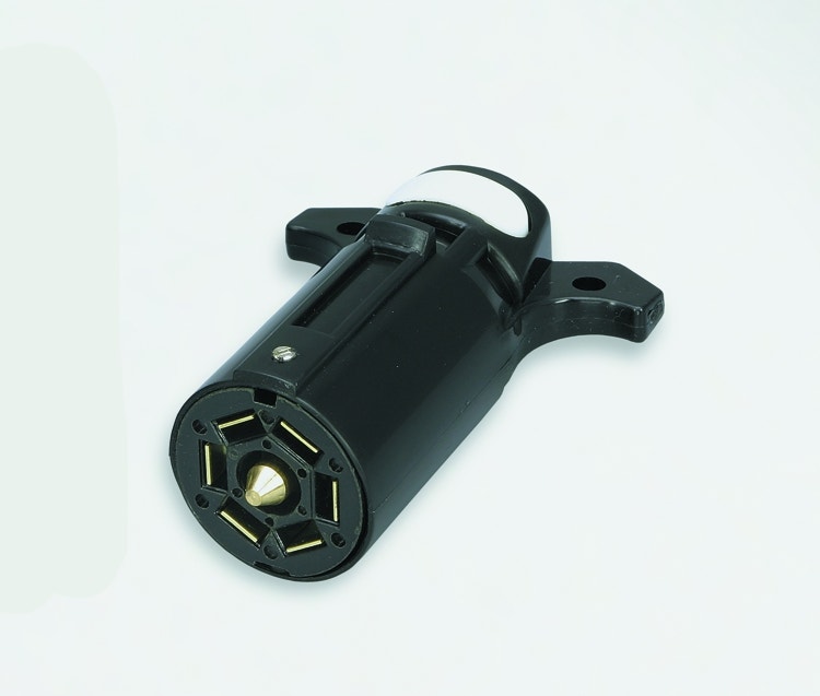 Bargman 50-77-003 7-Way Connector   Trailer Wiring Connector; Lead Length - No