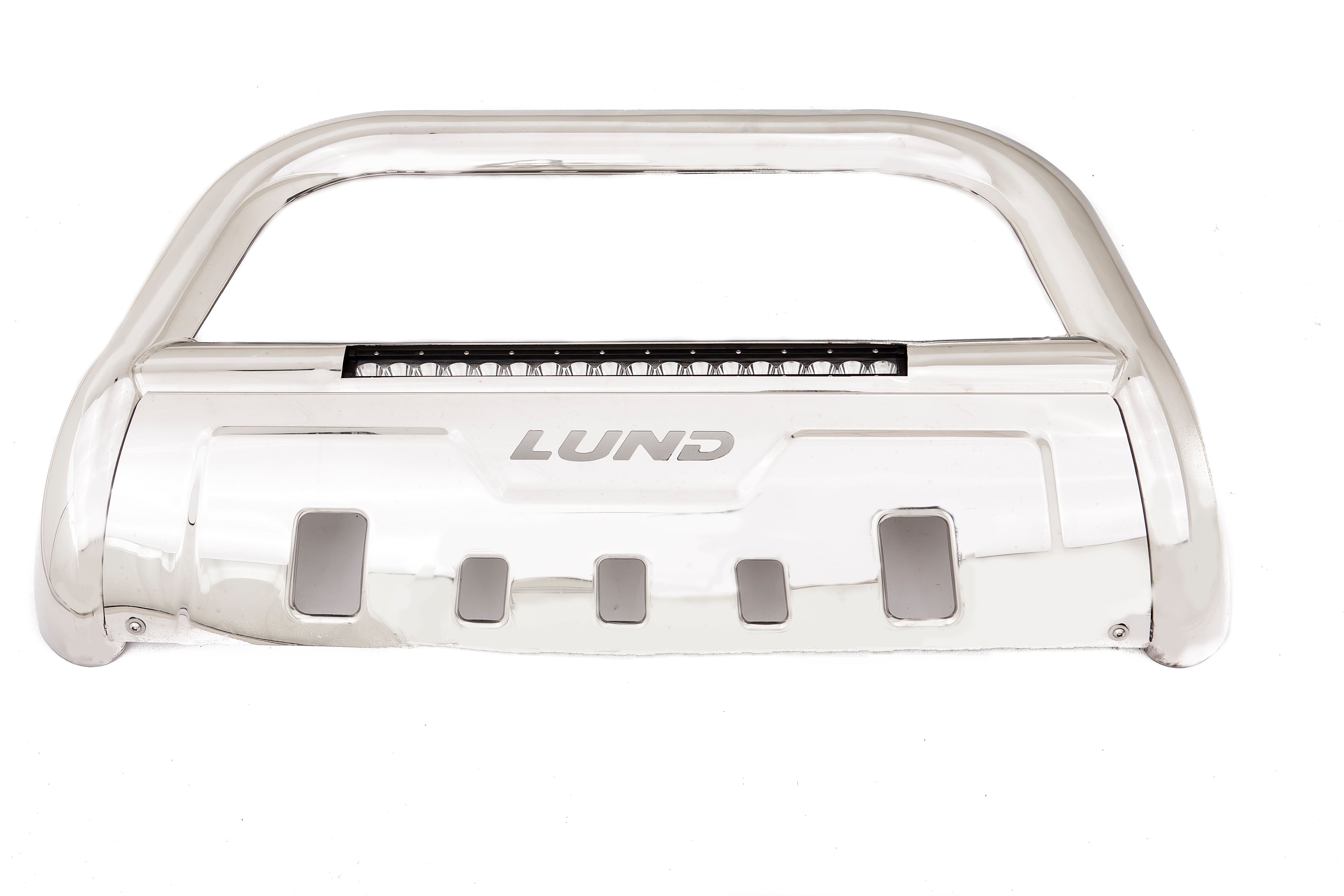 Lund 47021203 Bull Bar W/Light And Wiring  International  Bull Bar; Type - Oval,