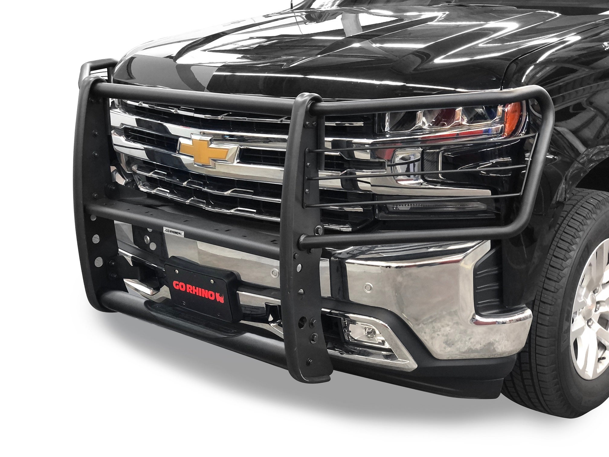 Go Rhino 3176Mt 3000 Extreme Series Stepguard - Center Grille + Brush Guards