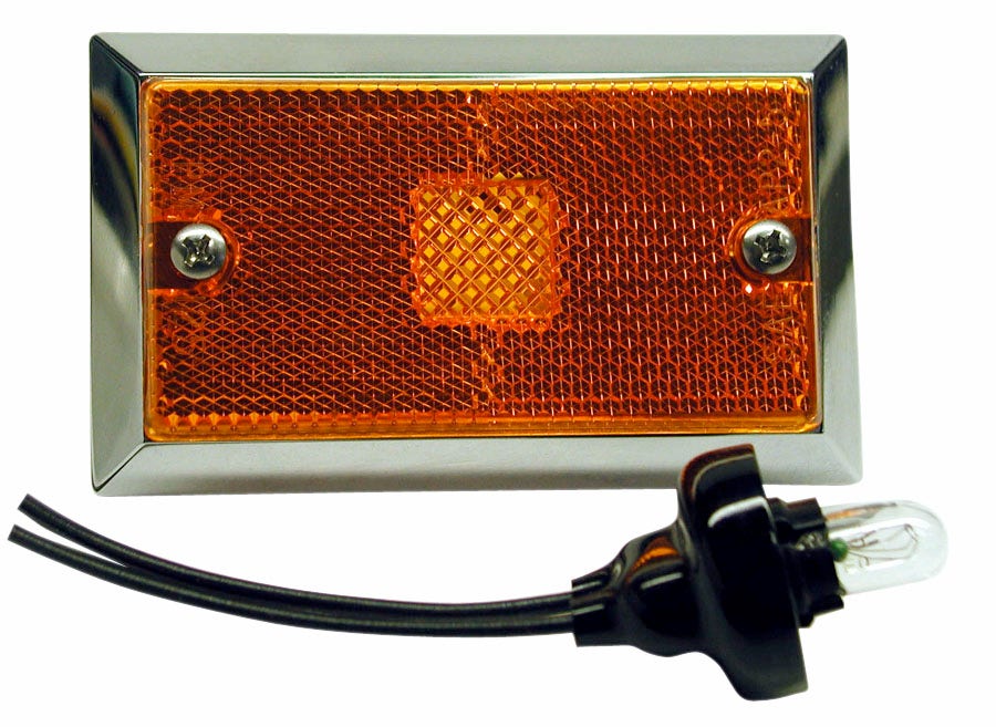 Peterson Mfg M125a Clearance Light- Amber   Side Marker Light  Housing Color -