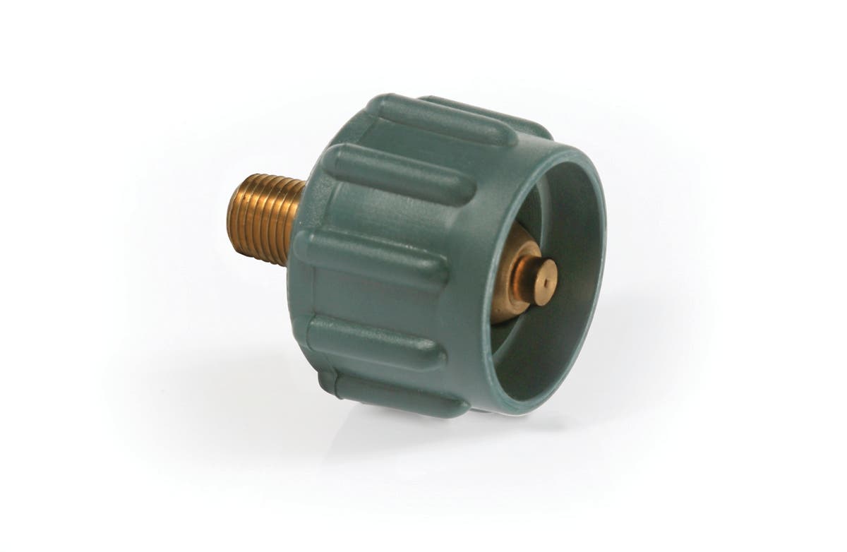 Camco 59923 Green Propane Acme Nut - 200,000 Btus   Propane Hose Connector; End
