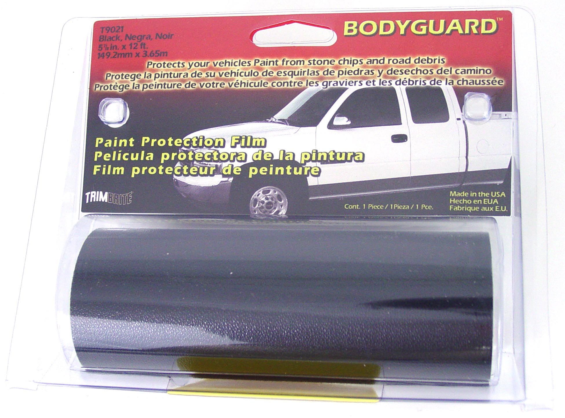 Trimbrite T9021 Body Guard Kit 5 7/8 In X 12Ft Black   Protective Film Body