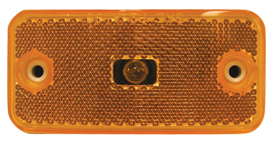 Peterson Manufacturing (V2548a Amber Clearance/Marker Light With Reflex  Mfg.