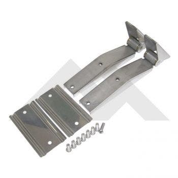 Tailgate Hinge Set  Rt Off-Road Tailgate Hinge  Finish - Polished, Color -