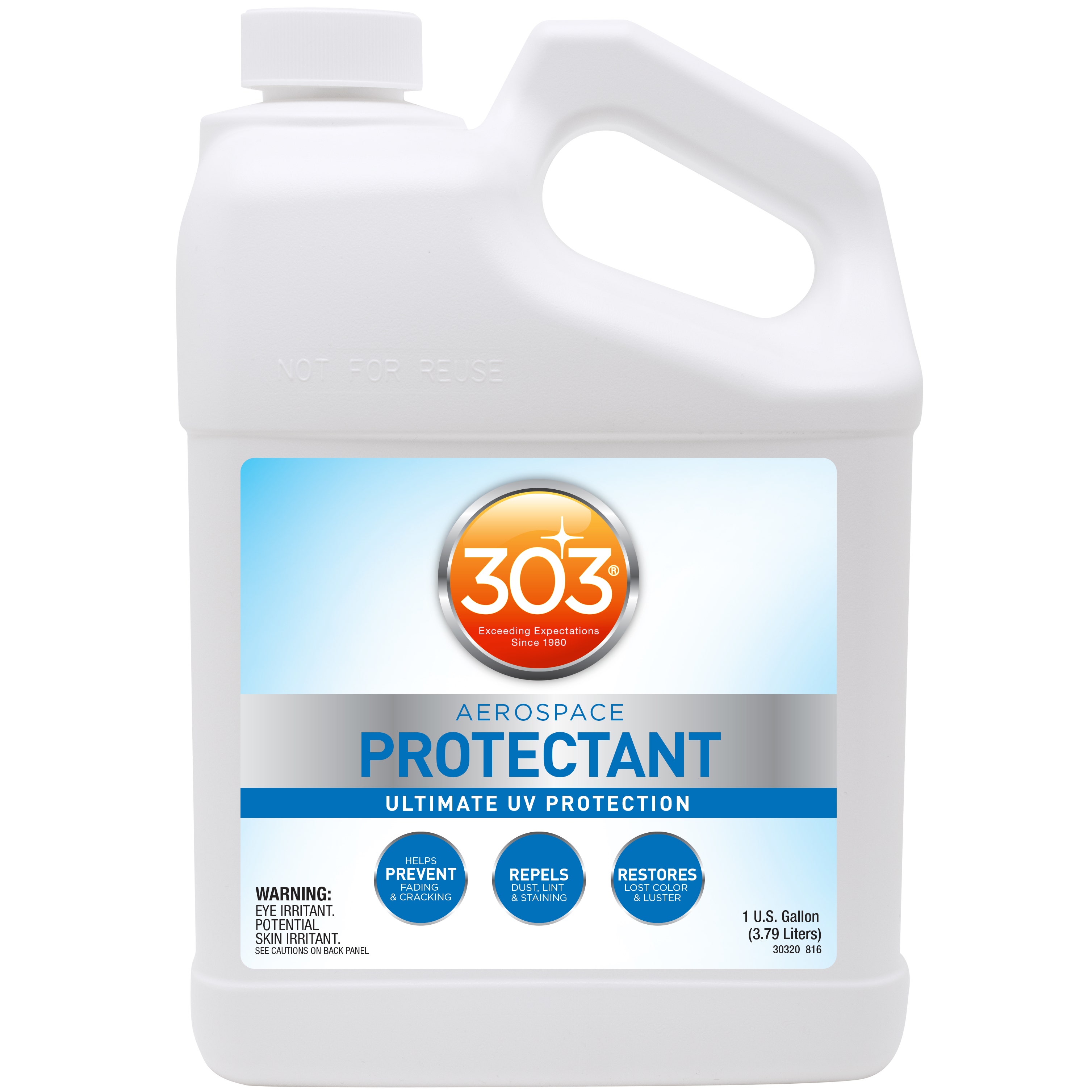 303 Products 30320 Gold Eagleca Car Interior Protectant, 128 Fl. Oz.