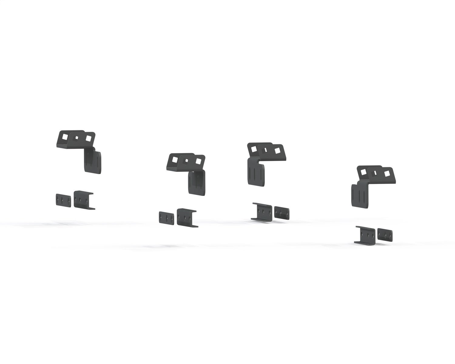 Road Armor 515Brs-Brktkit   Treck Drill-Less Rack Mounting Bracket Kit Fits