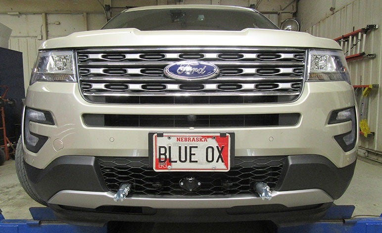 Blue Ox Bx2668 Tow Bar Base Plate Fits 16-19 Explorer   Vehicle Baseplate; Color
