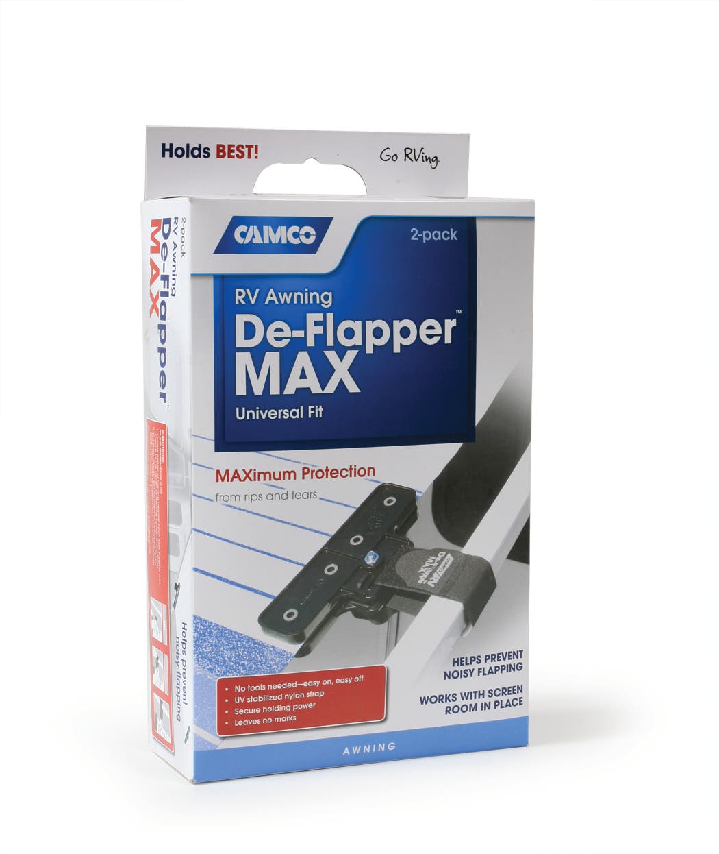 Camco Awning De-Flapper Max - Protects Your Rv Awning From Costly Rips And