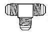 Ander Metal 3/8 X 3/8 X 1/2 Flare Tee Tr2-668 Ander Metal 3/8 X 3/8 X 1/2 Flare