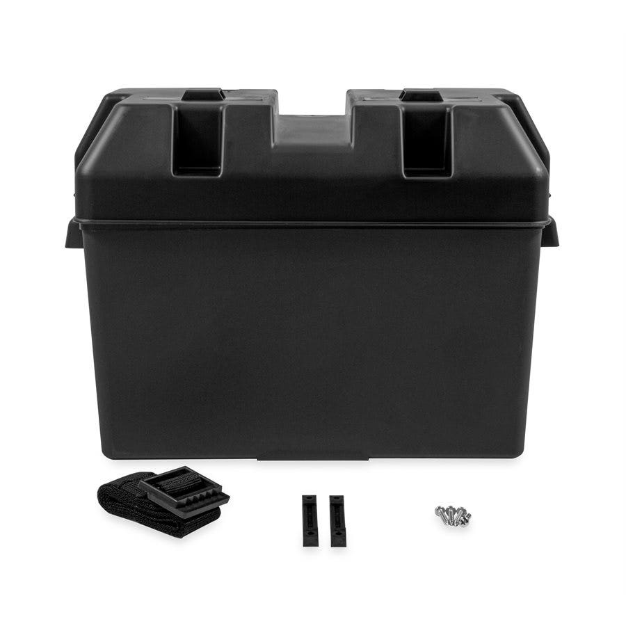 Camco Large Battery Box With Straps And Hardware - Group 27, 30, 31  Safely