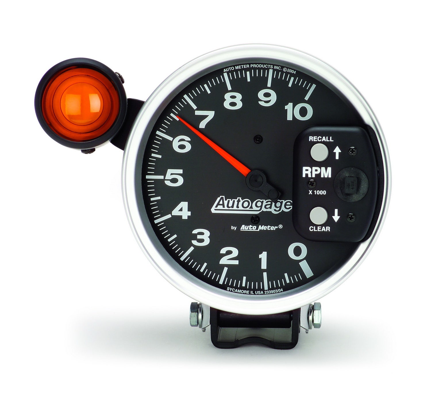 Autometer 233904 Autogage Monster Shift-Lite Tachometer Auto Meter Products