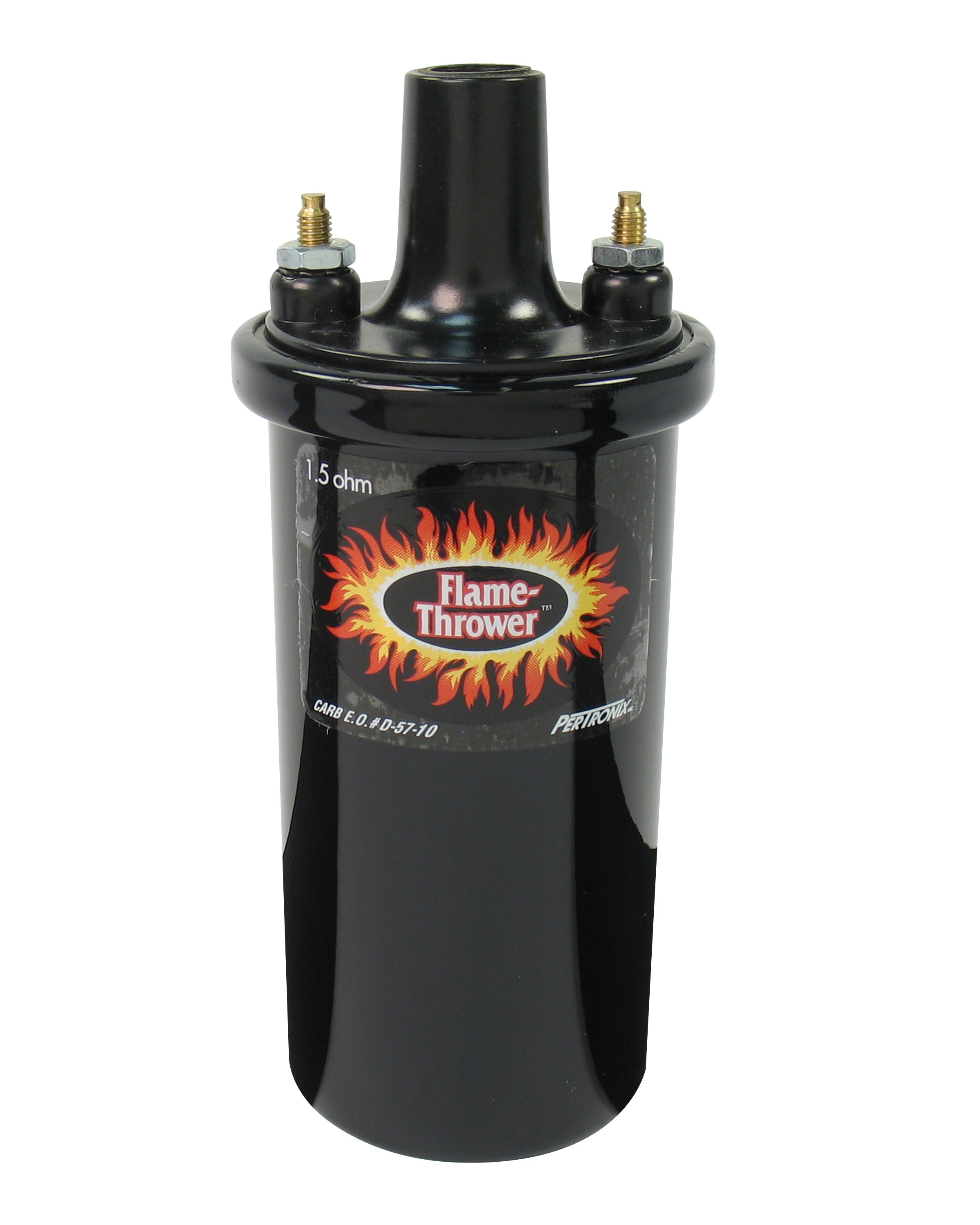 Pertronix 40111 Flame-Thrower 40,000 Volt 1.5 Ohm Coil , Black   Ignition Coil