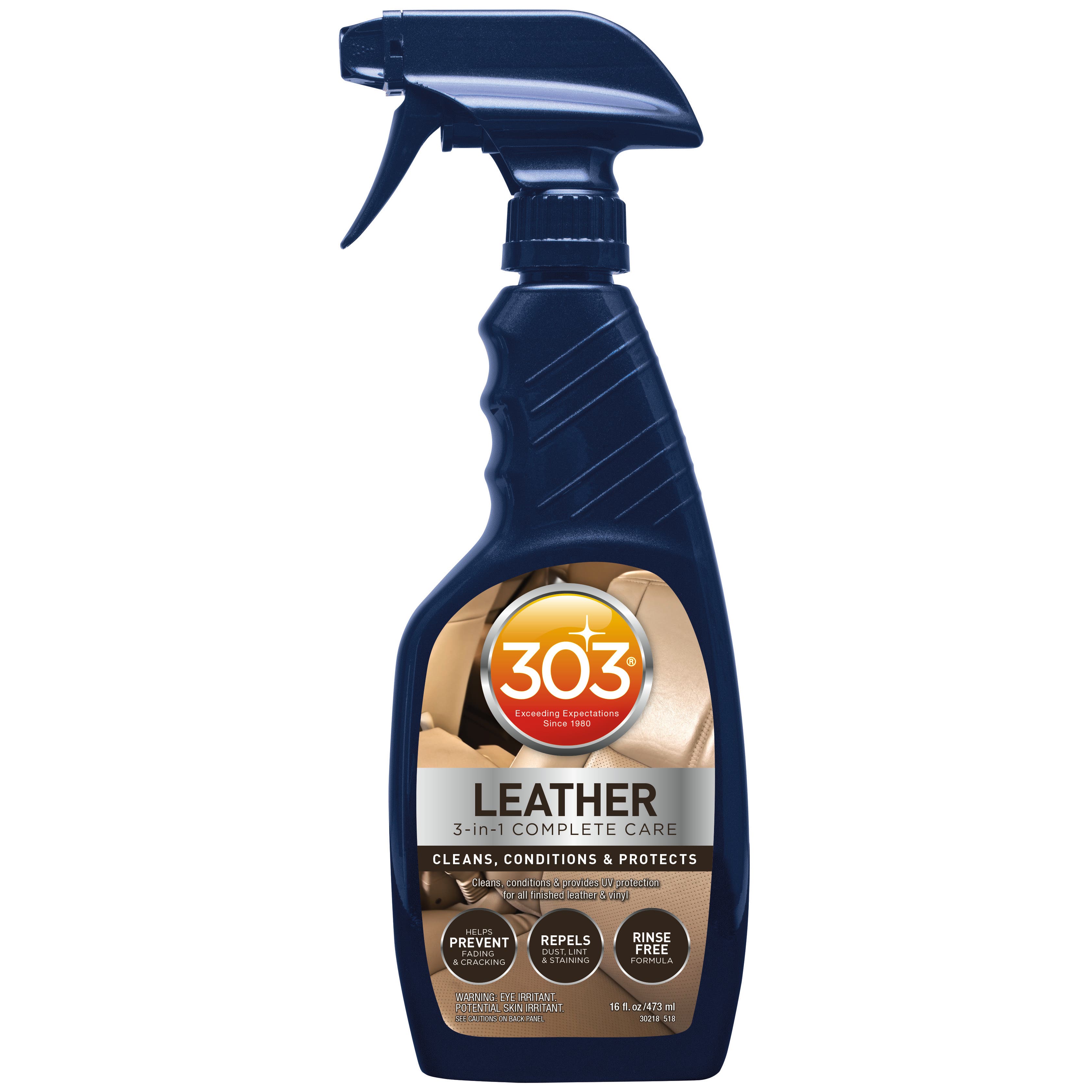 303 Leather 3-In-1 Complete Care - Cleans, Conditions, And Protects - Helps