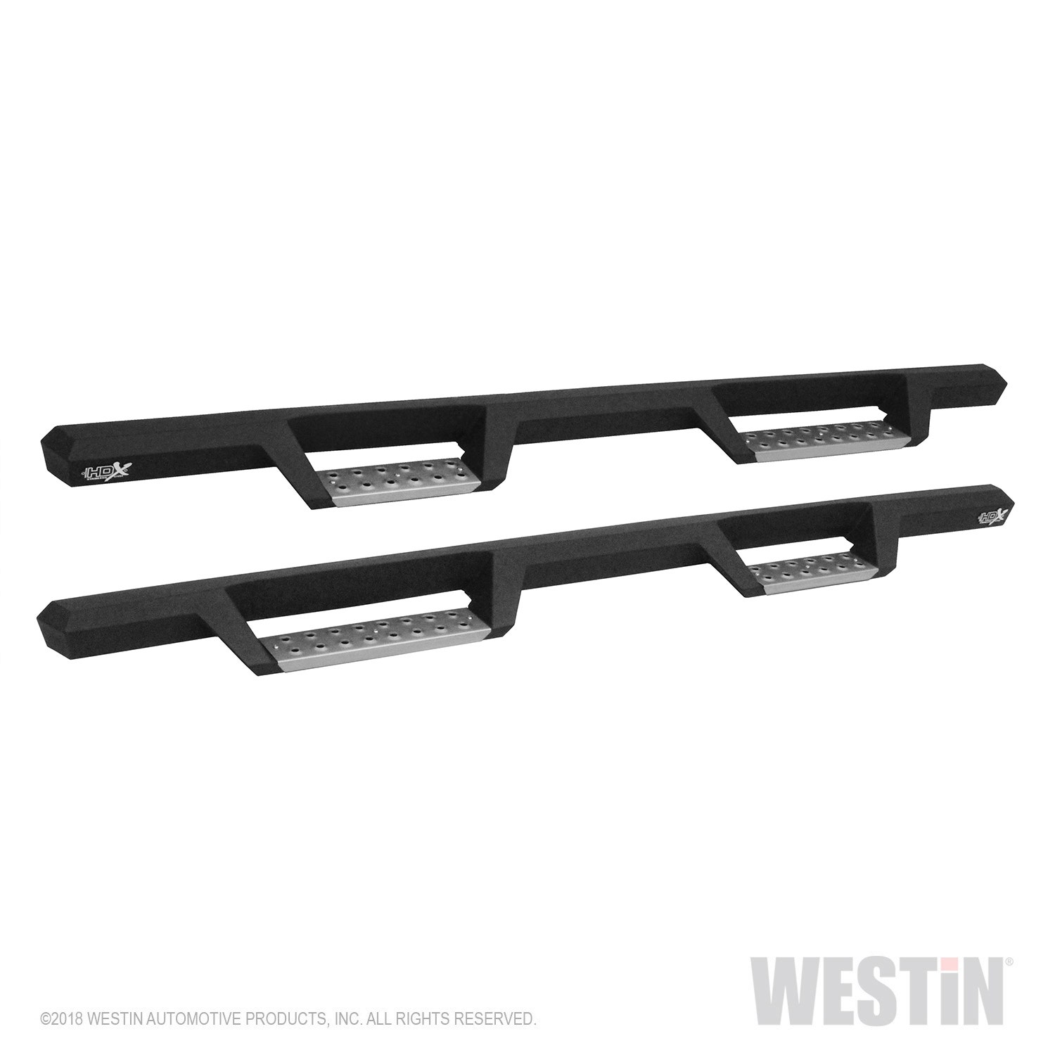 Westin 56-137252 Textured Black Nerf Step Bar (Hdx Stainless Drop For