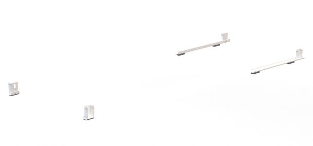 Mount Kit, Drop Down Ladder Rack, F Mount Kit, Drop Down Ladder Rack, F