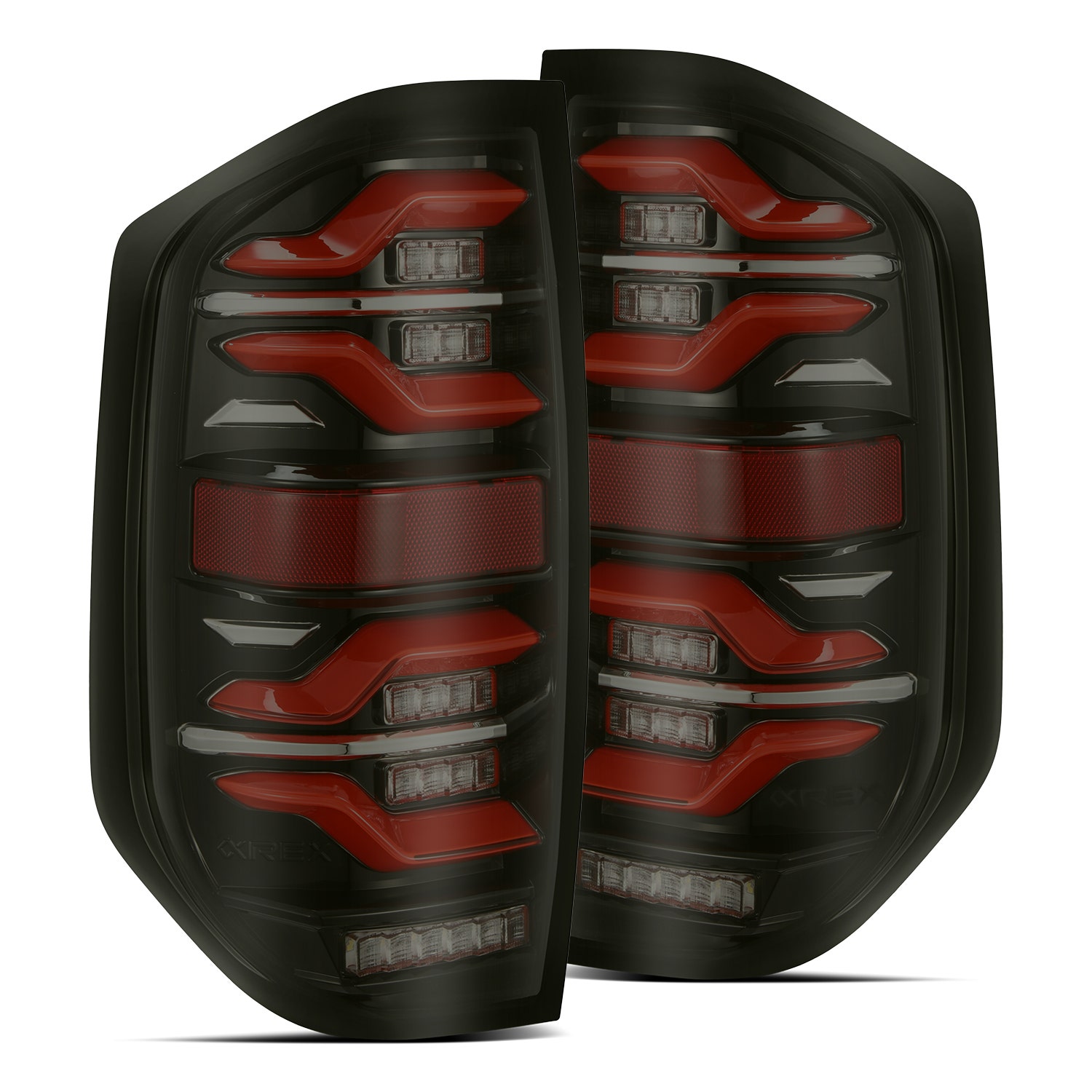 Alpharex-Led Taillights Black-Red -Led Taillights Black-Red