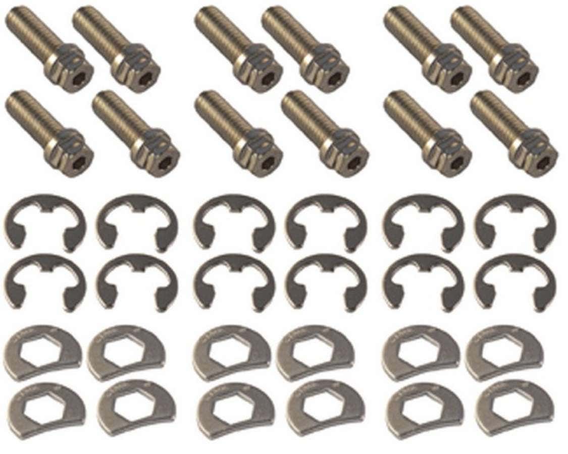 Stage 8 8911A 1" Locking Header Bolt Kit For Gm Small Block Stage 8  1  Locking