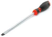 Performance Tool W30992 Black & Red Slotted Screwdriver, 3/8" X 8" Screwdriver