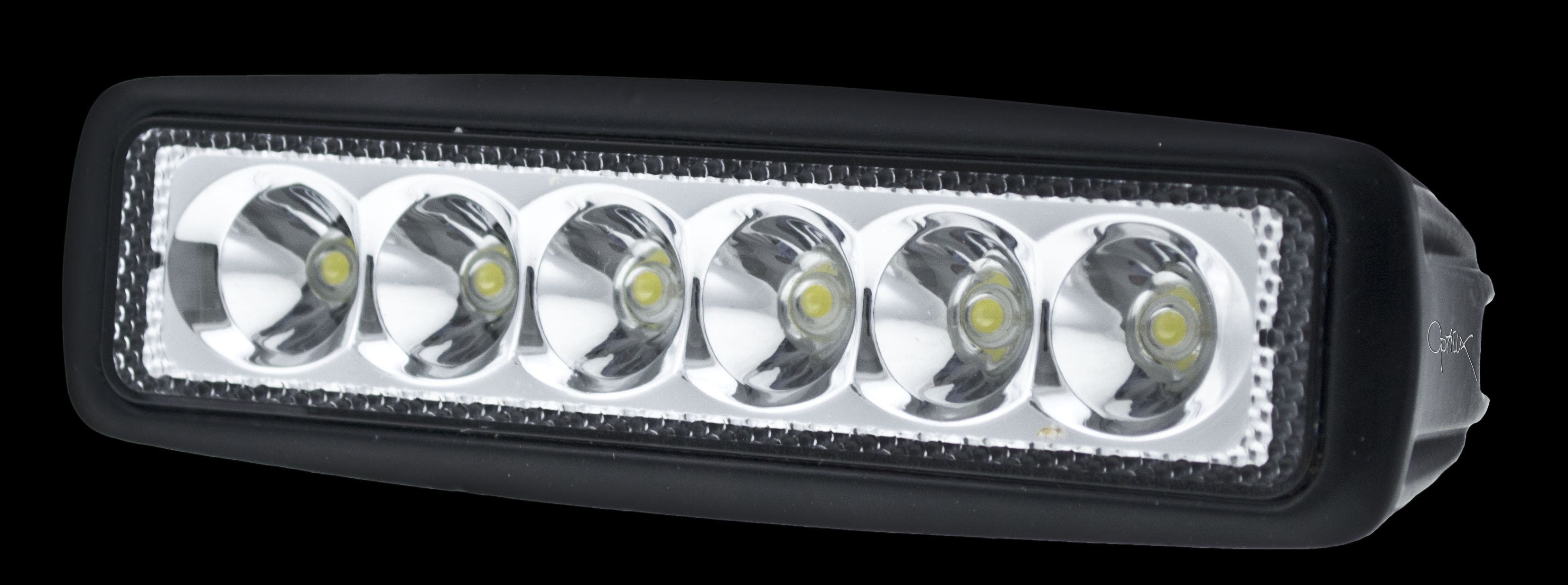 Hella 357203001 Valuefit Mini Light Bar (6 Led, Flood Beam)   Light Bar- Led