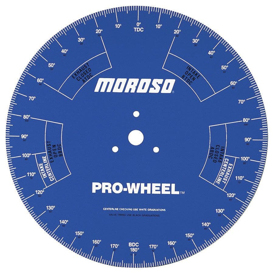 Moroso 62191 18" Degree Wheel  Performance  Camshaft Degree Tool; Use With -