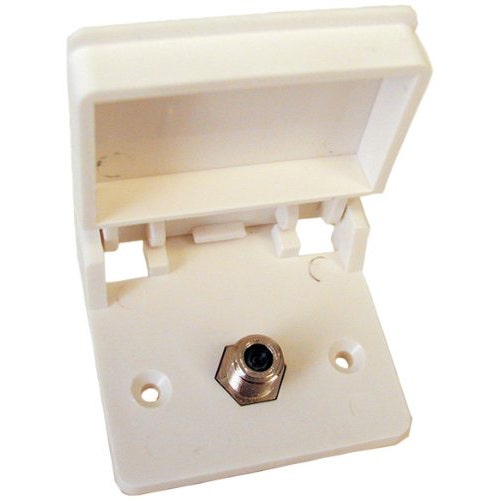Prime Products 08-6201 White Exterior Tv Receptacle   Receptacle; Number Of
