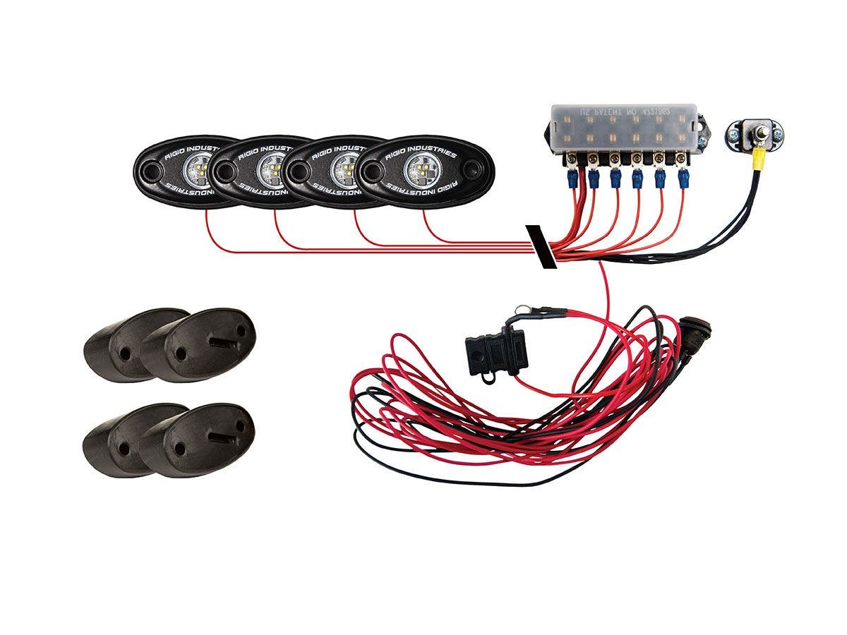 Rigid Industries 400203 A-Series Rock Light Kit Led   A-Series Rock Light Kit
