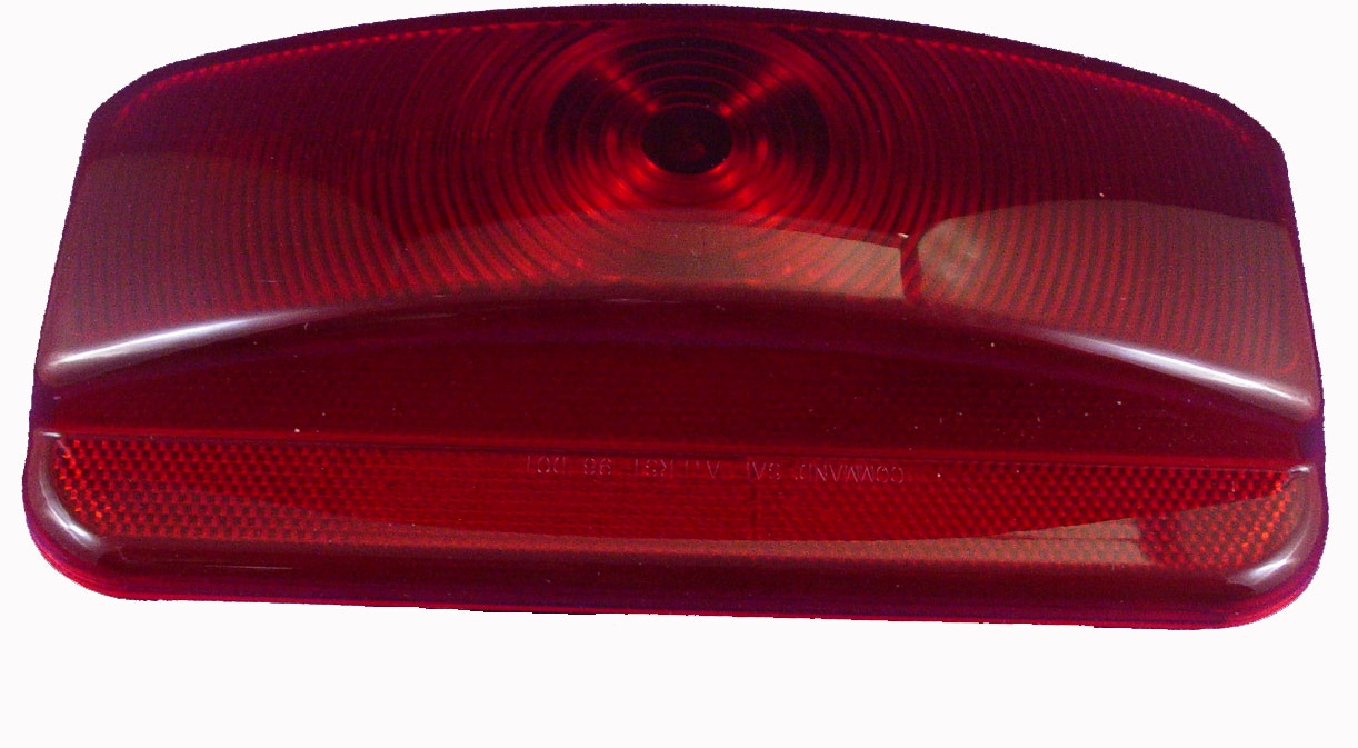 Fasteners Unlimited 89-187 Red Replacement Lens For Compact Tail Light   Tail