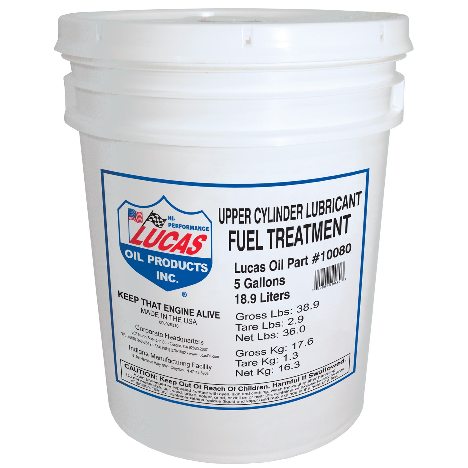 Lucas Oil 5 Gallon Fuel Treatment (10080) Lucas Oil 5 Gallon Fuel Treatment ()