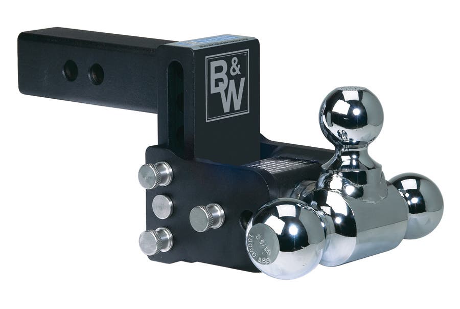 B&W Trailer Hitches Tow & Stow - Fits 2" Receiver, Tri-Ball (1-7/8" X 2" X