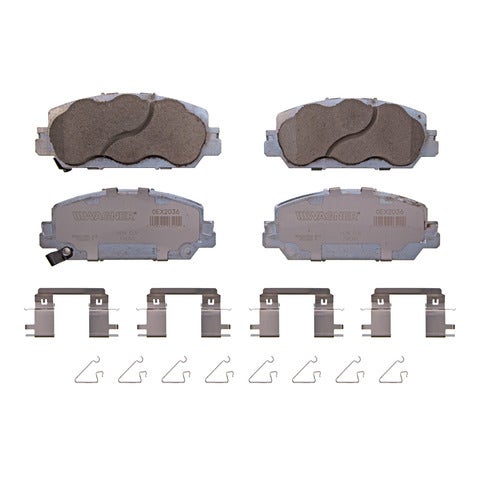 Wagner Brake Disc Brake Pad Set P/N:Oex2036  Disc Brake Pad Set P/N: