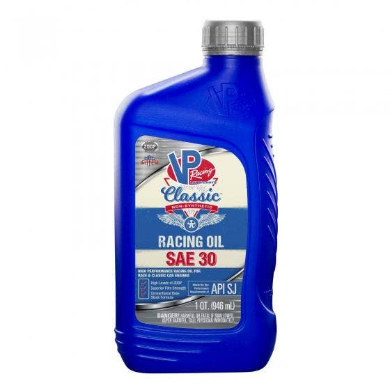 Vp Racing Fuels Non Synthetic High Performance Sae 30 Zddp Rich Racing Oil Quart